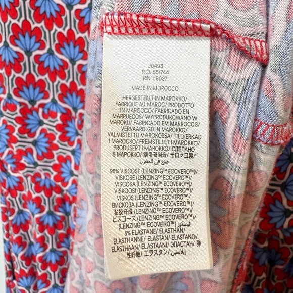 BODEN Abigail Long Sleeve Knit Jersey Women’s Geo Print Dress Sz 2 Regular - Picture 7 of 10